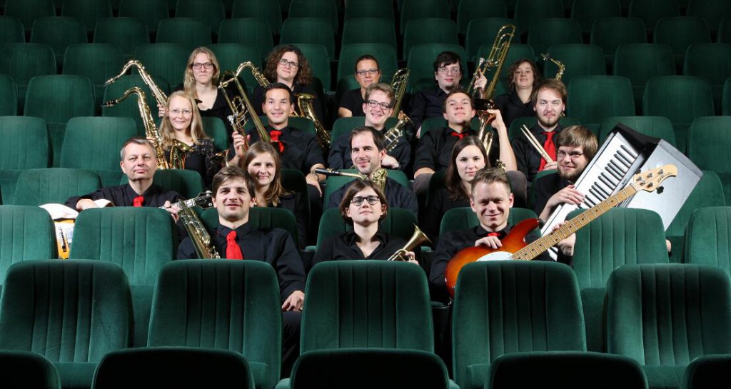 Big-Band-Foto der Swinging G´s im Capitol-Filmtheater in Grafing