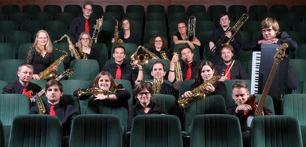 Big-Band-Foto der Swinging G´s im Capitol-Filmtheater in Grafing