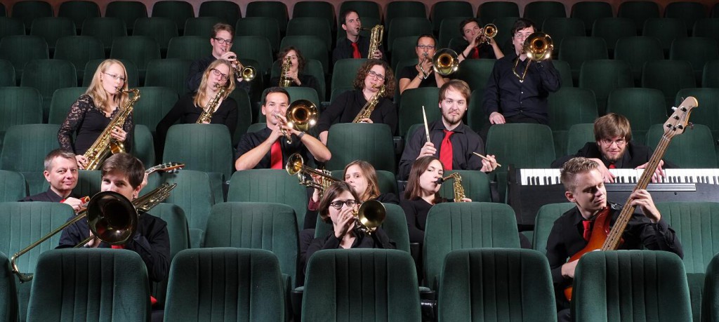 Big-Band-Foto der Swinging G´s im Capitol-Filmtheater in Grafing