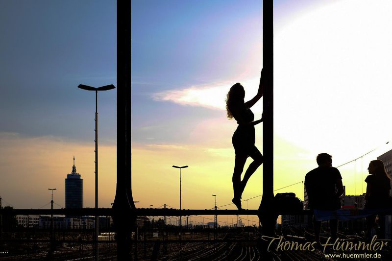 Auf der Hackerbrücke: Photowalk in München mit Iryna