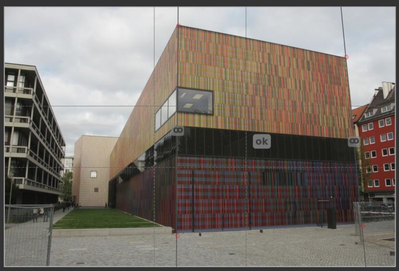 Trapezkorrektur vertikal