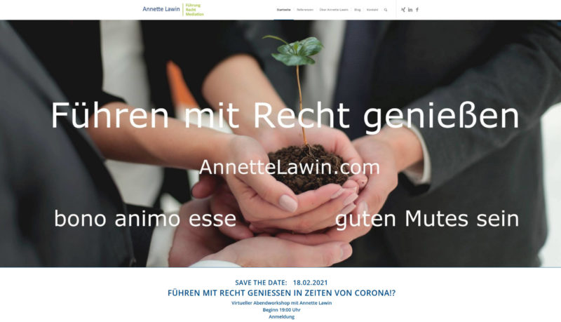Web Design Annette Lawin (beratend)